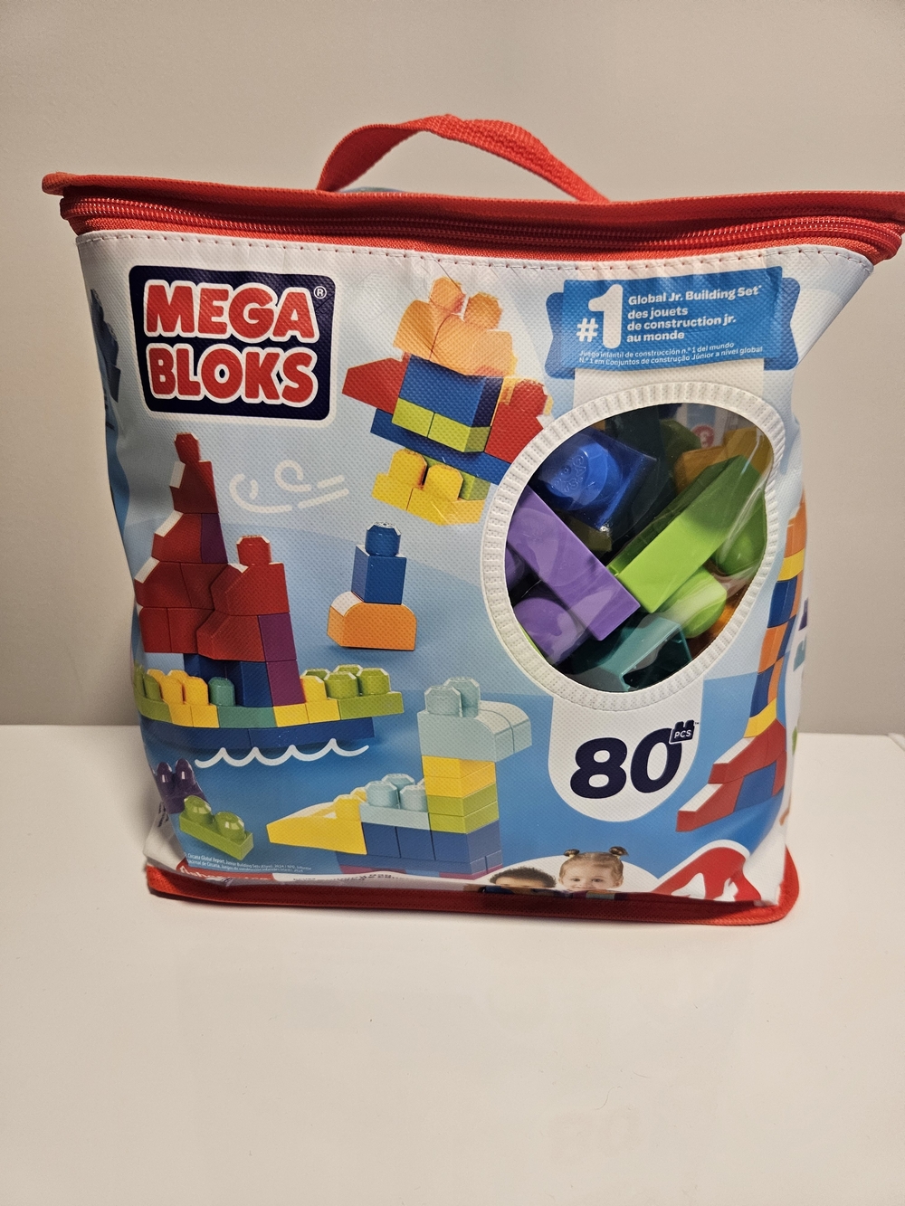 NEW -Mega Bloks Red 80-Piece Building Set